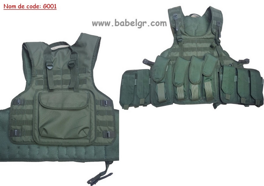 Gilet tactique professionnel